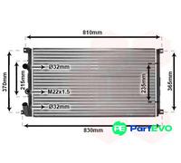 VAN WEZEL ENGINE COOLING RADIATOR 43002276