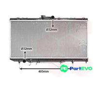 RADIATOR ENGINE COOLING 53002146 FOR TOYOTA 4A-FE 1.6L 4cyl CELICA