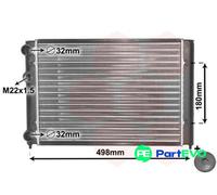 VAN WEZEL ENGINE COOLING RADIATOR 58002028 FOR VW