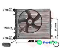 VAN WEZEL 76002013 Engine radiator