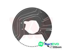 VAN WEZEL FRONT LEFT BRAKE DISC SPLASH GUARD 0680371 FOR BMW