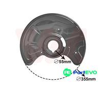 VAN WEZEL FRONT LEFT BRAKE DISC SPLASH GUARD 3041371 FOR MERCEDES-BENZ