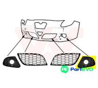 VAN WEZEL FRONT LEFT BUMPER VENTILATION GRILLE 0113593 FOR ALFA ROMEO