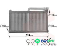 VAN WEZEL INTERIOR HEATING HEAT EXCHANGER 03006296 FOR AUDI