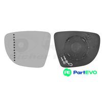 VAN WEZEL LEFT EXTERIOR MIRROR MIRROR GLASS 4373837 FOR RENAULT