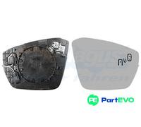 VAN WEZEL LEFT EXTERIOR MIRROR MIRROR GLASS 7631835 FOR SKODA