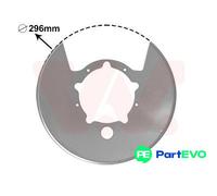 VAN WEZEL REAR BRAKE DISC SPLASH GUARD 2815375