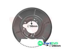 VAN WEZEL REAR LEFT BRAKE DISC SPLASH GUARD 0620373 FOR BMW