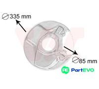 VAN WEZEL REAR LEFT BRAKE DISC SPLASH GUARD 3010373 FOR MERCEDES-BENZ