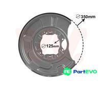 VAN WEZEL REAR RIGHT BRAKE DISC SPLASH GUARD 3041374 FOR MERCEDES-BENZ