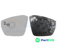 VAN WEZEL RIGHT EXTERIOR MIRROR MIRROR GLASS 7631836 FOR SKODA
