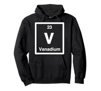 Vanadium | V - Periodic Table Elements, Large Science Gifts Pullover Hoodie