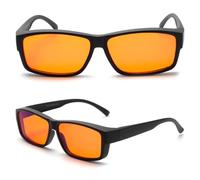 VANANA Blue Light Block Glasses, Fit Over Gaming Glasses, Wear With or Without Regular Glasses, Blue Light Filter Lens Anti-Fatigue Anti Glare UV Protection for Women Men