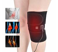 VANANA Heated Knee Brace, Heated Knee Warp Warmer 3 Heating Modes Knee Warmer Wrap for Muscles Joint Pain Comfort, Come with Power Cable, Unisex for Men Women (One Size, Set, 2)