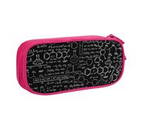 VANANI Abstract Science Chemistry Large Capacity Pencil Case, Multifunctional Pencil Case, Zipper Portable Pencil Case, Student Office Supplies.