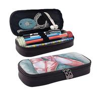 VANANI Ballet Dancer Waterproof Leather Pencil Case, Multifunctional Pencil Case, Pencil Case for Teenagers, with Zipper Suitable for Schools and Offices.