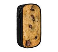 VANANI Chocolate Cookie Large Capacity Pencil Case, Multifunctional Pencil Case, Zipper Portable Pencil Case, Student Office Supplies.
