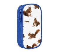 VANANI Cute Squirrels Large Capacity Pencil Case, Multifunctional Pencil Case, Zipper Portable Pencil Case, Student Office Supplies.