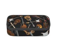VANANI Guitars Large Capacity Pencil Case, Multifunctional Pencil Case, Stationery Storage Supplies for Office and School.