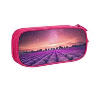 VANANI Lavender Fields Large Capacity Pencil Case, Multifunctional Pencil Case, Zipper Portable Pencil Case, Student Office Supplies.