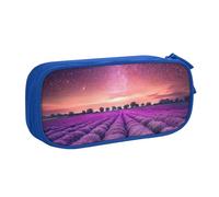 VANANI Lavender Fields Large Capacity Pencil Case, Multifunctional Pencil Case, Zipper Portable Pencil Case, Student Office Supplies.