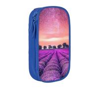 VANANI Lavender Fields Large Capacity Pencil Case, Multifunctional Pencil Case, Zipper Portable Pencil Case, Student Office Supplies.