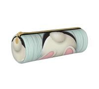 VANANI Lovely Easter Rabbit Colors Eggs Bunny Portable Pencil Case, Multifunctional Pencil Case, Pencil Case for Teenagers, with Zipper Suitable for Schools and Offices