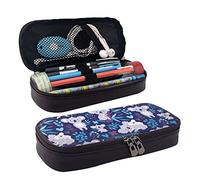 VANANI Lovely Koala Waterproof Leather Pencil Case, Multifunctional Pencil Case, Pencil Case for Teenagers, with Zipper Suitable for Schools and Offices.
