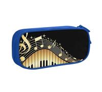 VANANI Novel Music Note Large Capacity Pencil Case, Multifunctional Pencil Case, Zipper Portable Pencil Case, Student Office Supplies.
