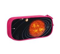 VANANI Outer Space Galaxy Solar System Large Capacity Pencil Case, Multifunctional Pencil Case, Zipper Portable Pencil Case, Student Office Supplies.