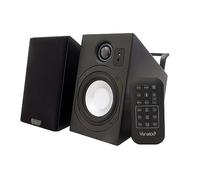 Vanatoo Transparent Zero Plus Near Field Studio Monitor Speakers Pair for TV, PC, Gaming. Powered Speakers for Desktop and Room use. AUX, USB, Bluetooth, Toslink optical, Remote Control.
