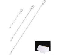VANBARIS Sterling Silver Necklace Extenders for Women Silver Chain Extension Bracelet Extender Sterling Silver Chain Extenders for Necklaces 3 Piece Set (2, 3, 4 inch)