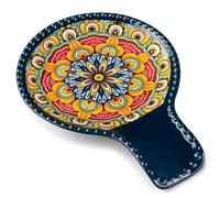 vancasso SIMI Porcelain Spoon Rest, Spoon Holder for Kitchen Counter Decor