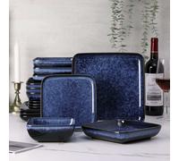 Vancasso stern Tableware set earthenware blue dinner service 4, 8, 12 people