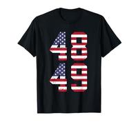 Vance 2028 For President Vance 2028 American Flag 48 49 T-Shirt