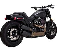 Vance & Hines Muffler hi-output slip-ons matte black | Harley Davidson FXFBS 1868 ABS