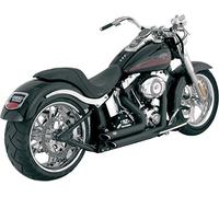 Vance & Hines Shortshots Staggered Exhaust Black 47221
