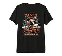 Vance Rubio 2028 for President Colonial Patriotic US Flag Premium T-Shirt