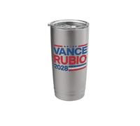 Vance Rubio 2028 for President Election Retro JD Marco Stainless Steel Insulated Tumbler