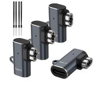 Vancle 4 PACK USB C Charging Adapter for Shokz Headphone, Replacement Magnetic Charging Conventer for AfterShokz Aeropex AS800,Shokz Openrun S803,Openrun Pro Mini S810,OpenComm 2 UC