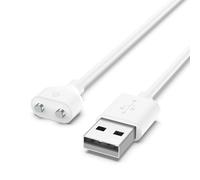 Vancle 6mm Magnetic USB Cable DC Charger with 2 Pins Replacement Charging Cord for Massager- Single Polarity 1m