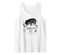 Vancouver BC Bear & Flowers Nature At Your Door Design Tank Top
