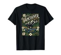 Vancouver BC Pacific Northwest Nature Emblem Design T-Shirt