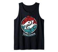 Vancouver BC Two Salmon Pacific Northwest Style Tank Top