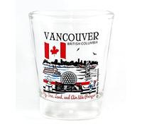 Vancouver British Columbia Canada Great Canadian Cities Collection Shot Glass
