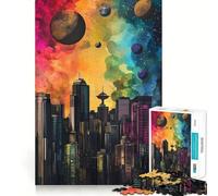 Vancouver Canada_ Adults 1000 Pieces Puzzle Mental Fun Game Advanced Laser Cutting Tech Amusing Challenge for Waiting Time (50x75cm)