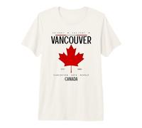 Vancouver Canadian Flag Canada Souvenir Premium T-Shirt