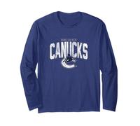 Vancouver Canucks Vintage Logo NHL Hockey Long Sleeve T-Shirt