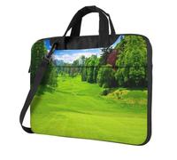 Vancouver Golf Course Print Ultra Slim Laptop Bag Lightweight Oxford Cloth Shoulder Case Portable Computer Briefcase