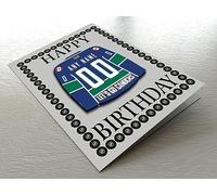 VANCOUVER ICE HOCKEY BIRTHDAY CARD - N H L FRIDGE MAGNET - PERSONALISED GREETING CARD - THE BEST A FAN CAN GET